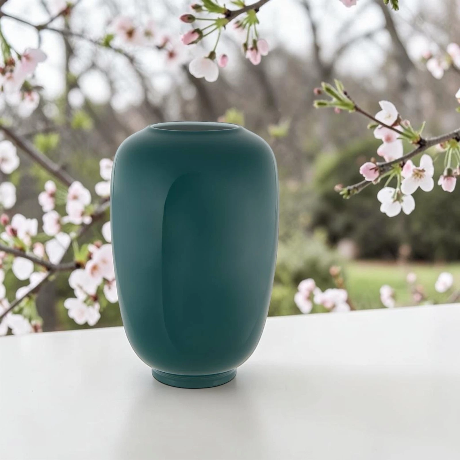Vista Alegre Duality Vase Cochinchina 39.5 cm 15.55 in Porcelain Luxury Decor