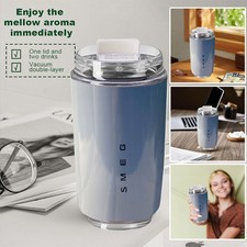For Smeg 240ml Stainless Steel Travel Coffee Mug Insulated Thermos Water Bottle