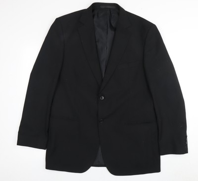 Marks and Spencer Herren Blazer schwarz, Größe 42R festliche Jacke