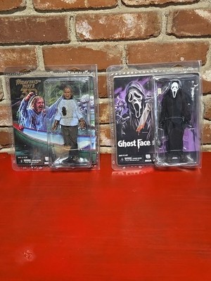 Set of 2 Collectible 8'' Friday The 13th Part 3 3D & Ghostface Figure. 