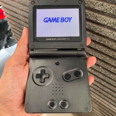 Nintendo Game Boy Advance SP AGS-101 Console Black - See Photos