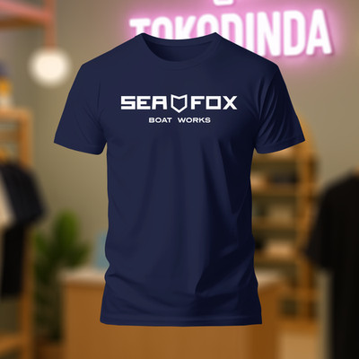 Sea Fox Boats logo T-Shirt Funny Made In USA S-5XL