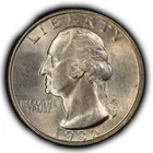 1932 25c Silver Washington Quarter - Original Toning - UNC - SKU-Z6829