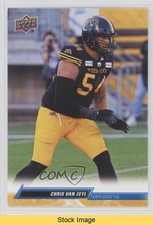 2023 Upper Deck CFL Blue Chris Van Zeyl #83 READ 1o9l