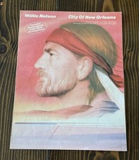 Willie Nelson - 1971 City of New Orleans Cover Sheet Music Piano Vocal