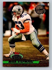 1993 Stadium Club Super Bowl XXVIII Logo Mark Stepnoski 476