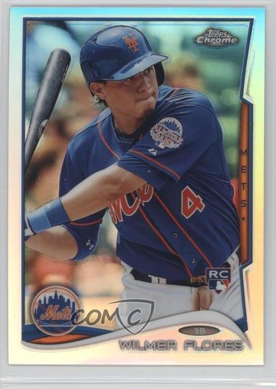 2014 Topps Chrome Refractor Wilmer Flores #67 j1a