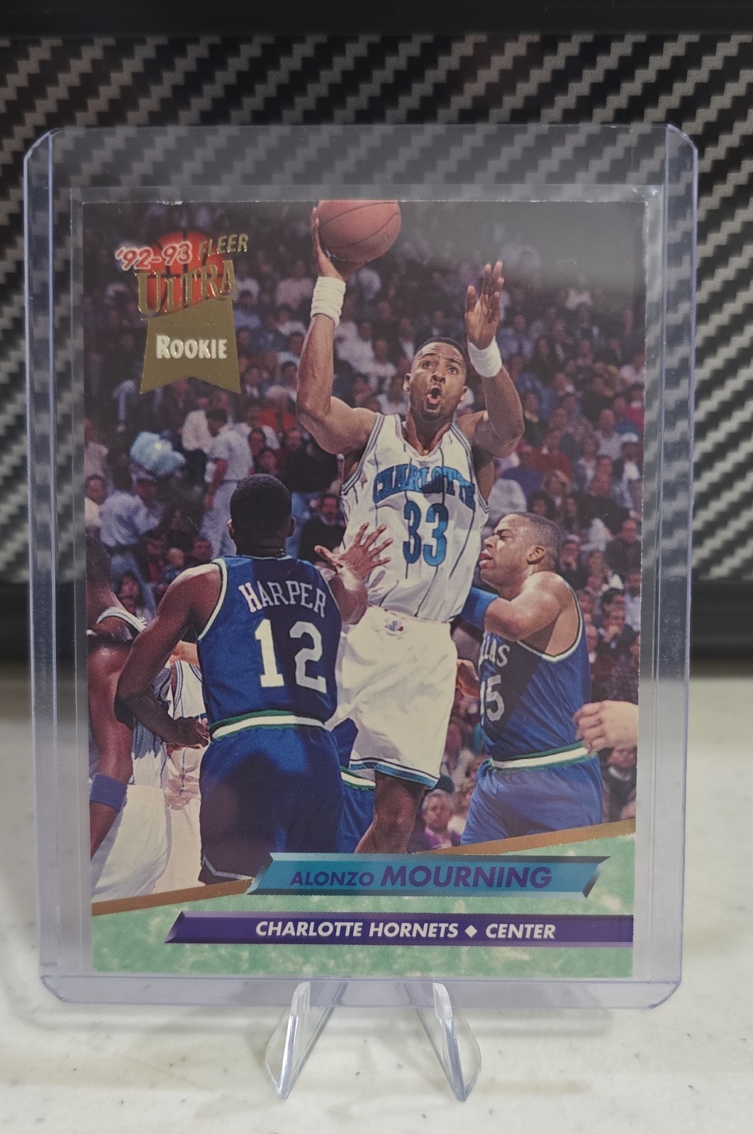1992-93 Fleer Ultra - Alonzo Mourning #234 (RC) Charlotte Hornets