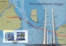Bridge Øresund Second Longest Bridge in Europe Between Denmark & Sweden FDC 1999