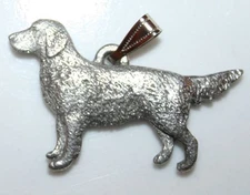 GOLDEN RETRIEVER Dog Harris Fine Pewter Pendant USA Made