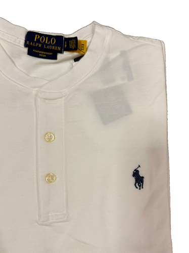 POLO RALPH LAUREN GRAND-PÈRE CHEMISE Slub Henley T-shirt grand-père pull sweat-shirt M - Photo 7/14
