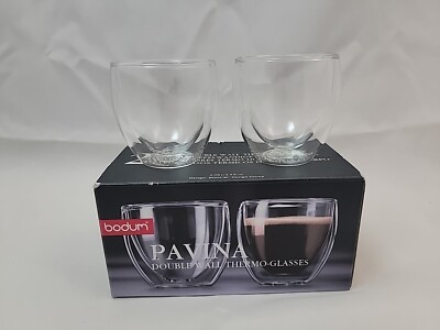 Bodum Pavina Double Wall Insulated Glasses Count Clear