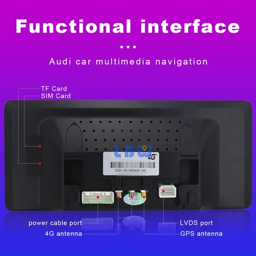 Auto Radio Stereo Carplay Navi Car GPS For Audi A4 A4L B8 A5 High Class 2009-17 - Bild 12 von 13