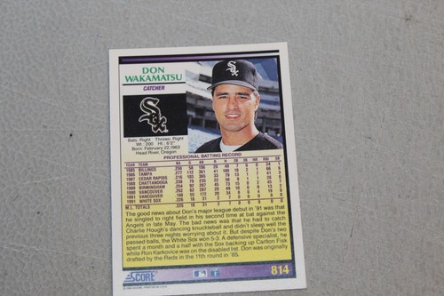 1992 Score Baseball Card Card Complete Finish Fill Your List Set U-Pick #700-893 - Picture 224 of 278