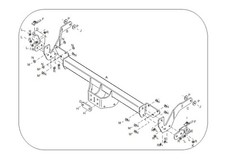 Citroen Relay Chassis Cab Tow Bar 2006 to 2022 - Tow Trust Flange Tow Bars