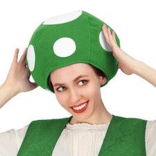 Multicolor Mushroom Toad Hat Spotted Cap Game Cosplay Costume
