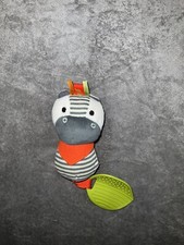 Skip Hop Baby Animal Plush Rattle Bandana Buddies Chime Teething