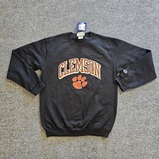 Suéter Clemson Juvenil XL Negro Campeón Manga Larga Jersey Tigres Sudadera