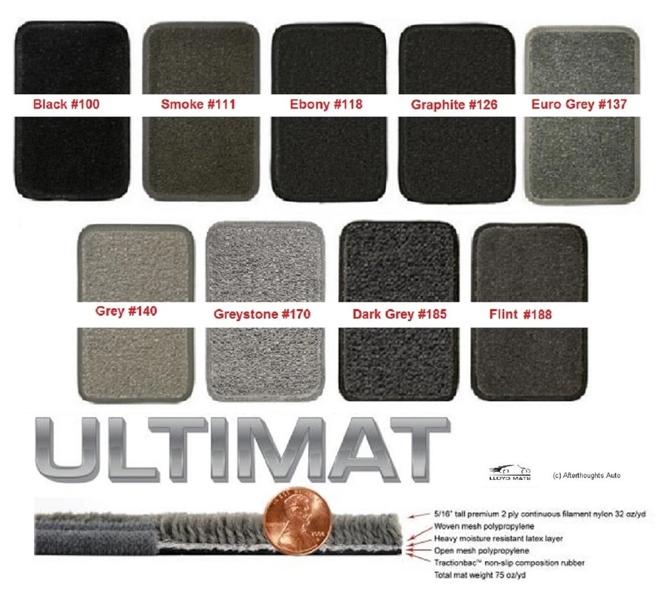 Lloyd Mats Ultimat Chevrolet Impala Deer Logo Front Floor Mats (1958 & Up) - Imagem 3 de 4