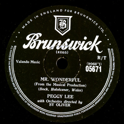 PEGGY LEE Mr. Wonderful /& SAMMY DAVIS ! The Gypsy with Fire in his Shoe S5870