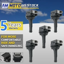 5PCS Ignition Coil For VOLVO S40 S60 V50 V70 C30 2004-2016 2.4L 2.5L L5 UF517