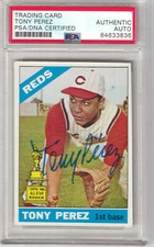 Tony Perez Cards, Rookie Card and Autographed Memorabilia Guide 33