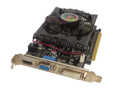 POV nVIDIA GEFORCE GT 430 2GB GDDR3 PCI-E GRAFIKKARTE DVI VGA HDMI #GK11337