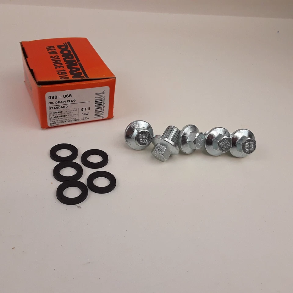 Juego de 5 tapones de drenaje de aceite de motor estándar M12-1,75 tamaño de cabezal 13 mm para Buick Pontiac Foto 3 de 4