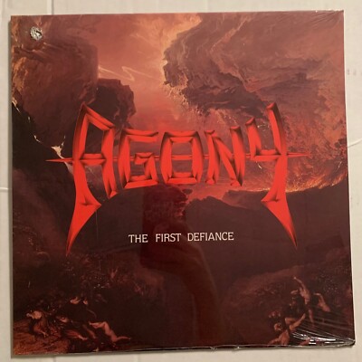 AGONY The First Defiance LP VINYL - STILL SEALED - JACKET HAS