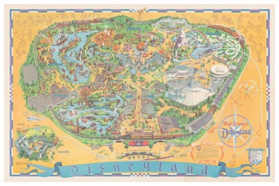 DISNEYLAND MAP - COLLECTOR POSTER  11''X17'' OR 12''X18'' BUY ANY 2 GET ANY 1 FREE!!