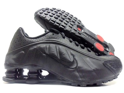 womens nike shox r4 all black