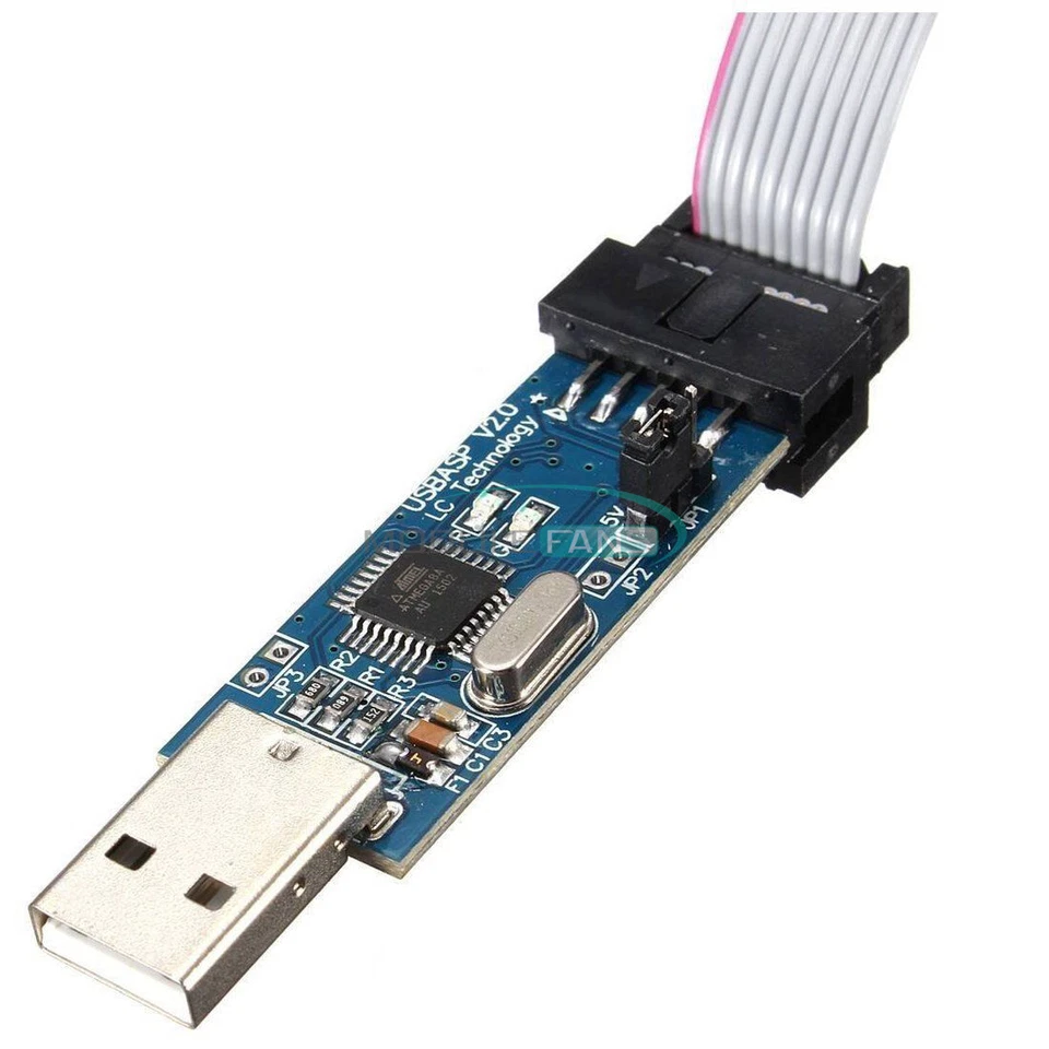 AVR JTAG USB Emulator Debugger Download JTAG AVR Programmer Atmega 10Pin Kabel - Bild 4 von 4