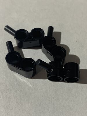 LEGO Parts 85940 (4pcs) Technic, Liftarm 1 x 2 with Bar BLACK