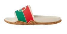 GUCCI Comfort Slippers Women's Red Green 655461 JFA00 9136
