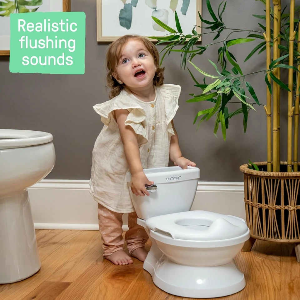 Summer Infant My Size Potty Pro White-Toddler Potty Training Toilet-18 Months+ - Image 3 of 4