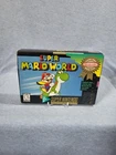 Super Mario World Player's Choice (Super Nintendo SNES) Complete In Box CIB