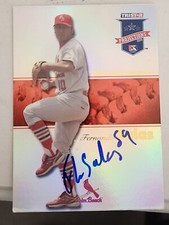 Fernando Salas Signed 2008 TRISTAR PROjections Chrome  - #309 