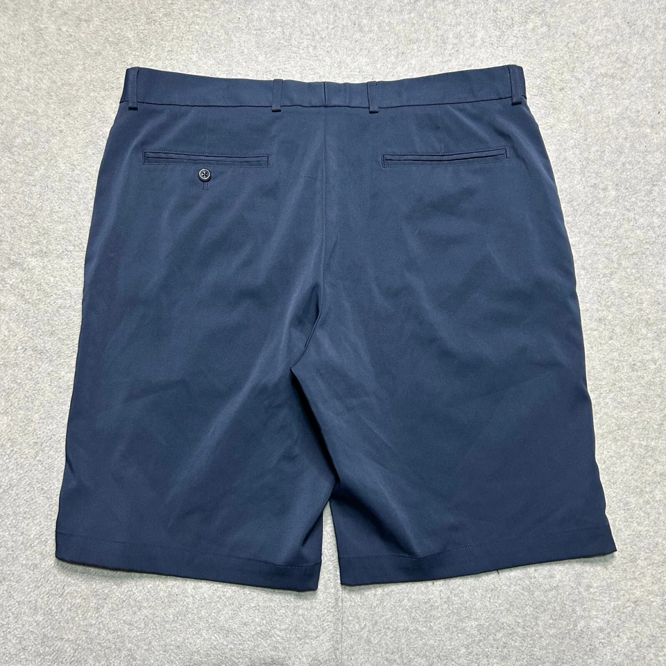 Slazenger Golf Shorts Mens 36 Navy Blue 9" Performance Flat Front Casual - Image 2 of 4
