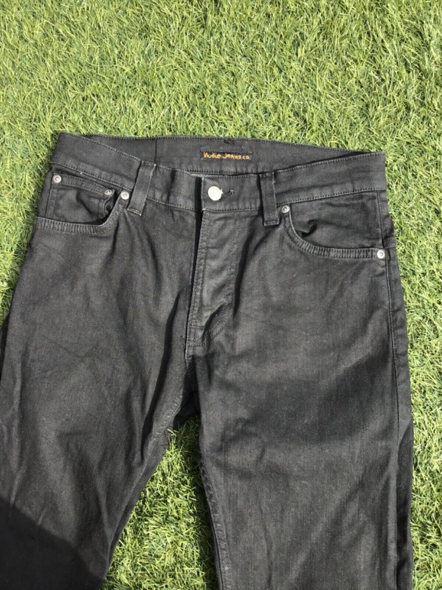 Nudie Jeans Back 2 Black Thin Finn waist 30