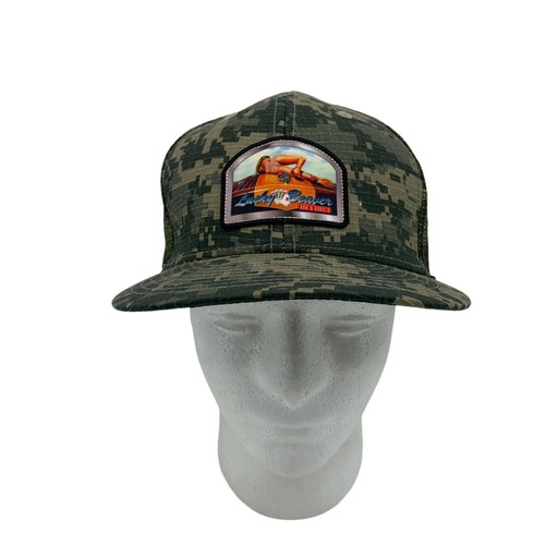 Lucky Beaver Camo Hat Men's Adjustable 