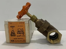 GATE VALVE 1" I.P. 125 lbs. stream Wedge Disc Wolverine Brass Works 470F