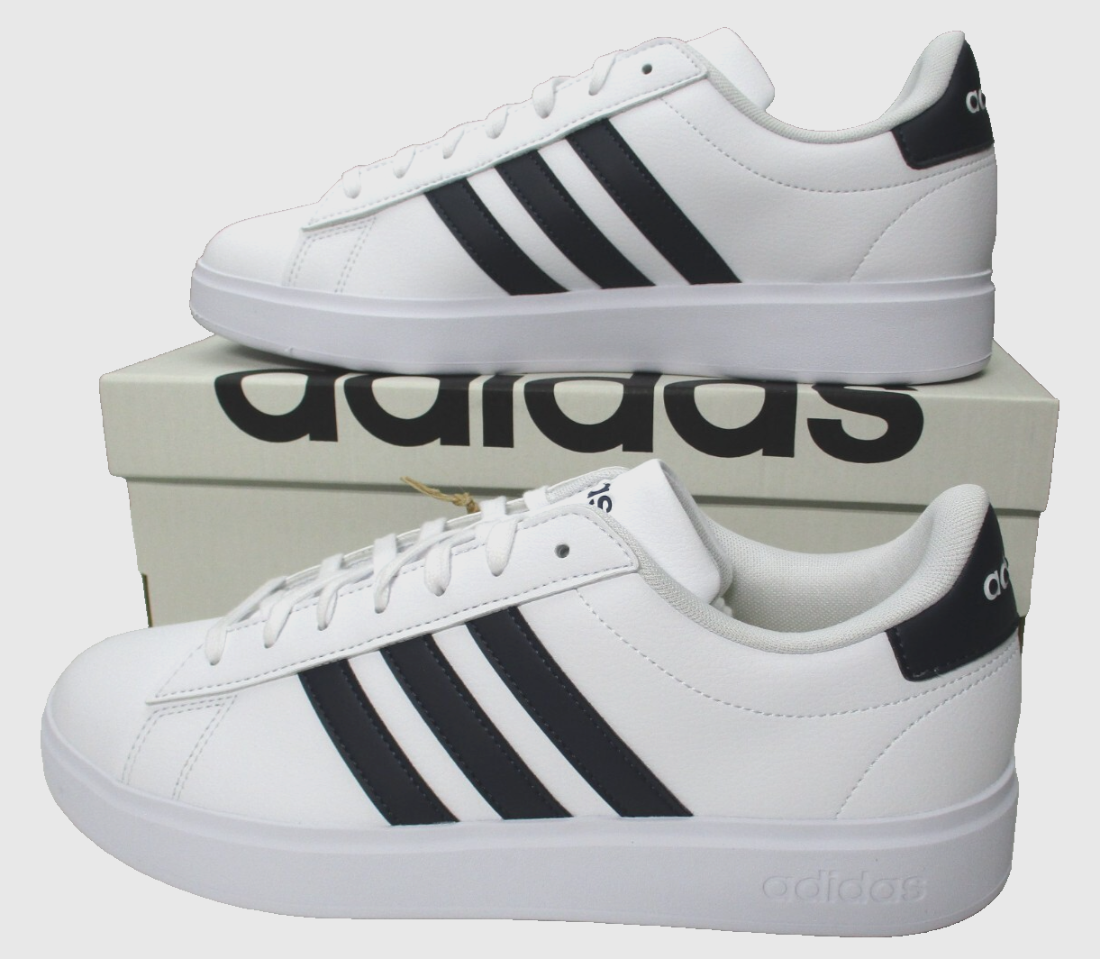 SAOLA Scarpe Adidas Grand Court 2.0 uomo taglia 10 bianco blu navy scarpe tennis sneakers