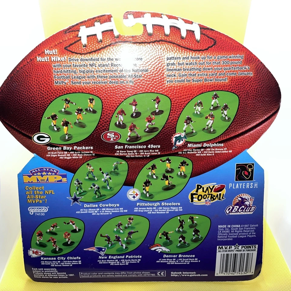 Figuras de acción posables MVP All-Star 1997 edición Dallas Cowboys, SIN ABRIR Foto 2 de 2