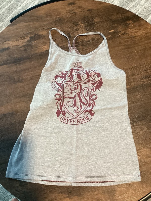Harry Potter Universal Studio Gryffindor Racer Back Tank Women Sz Small