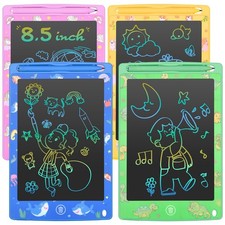 4 Pack LCD Writing Tablet for Kids 8.5 Inch Colorful Electronic Writing Drawi...