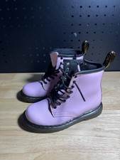 Stivaletti da combattimento Dr. Martens 1460 J rosa vernice pelle bambina taglia 10