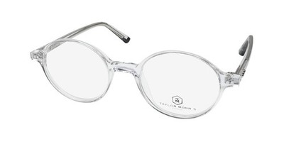 NEW TAYLOR MORRIS SW18 GLASSES 48-20-145 PLASTIC C4 WOMENS CRYSTAL FULL-RIM OVAL