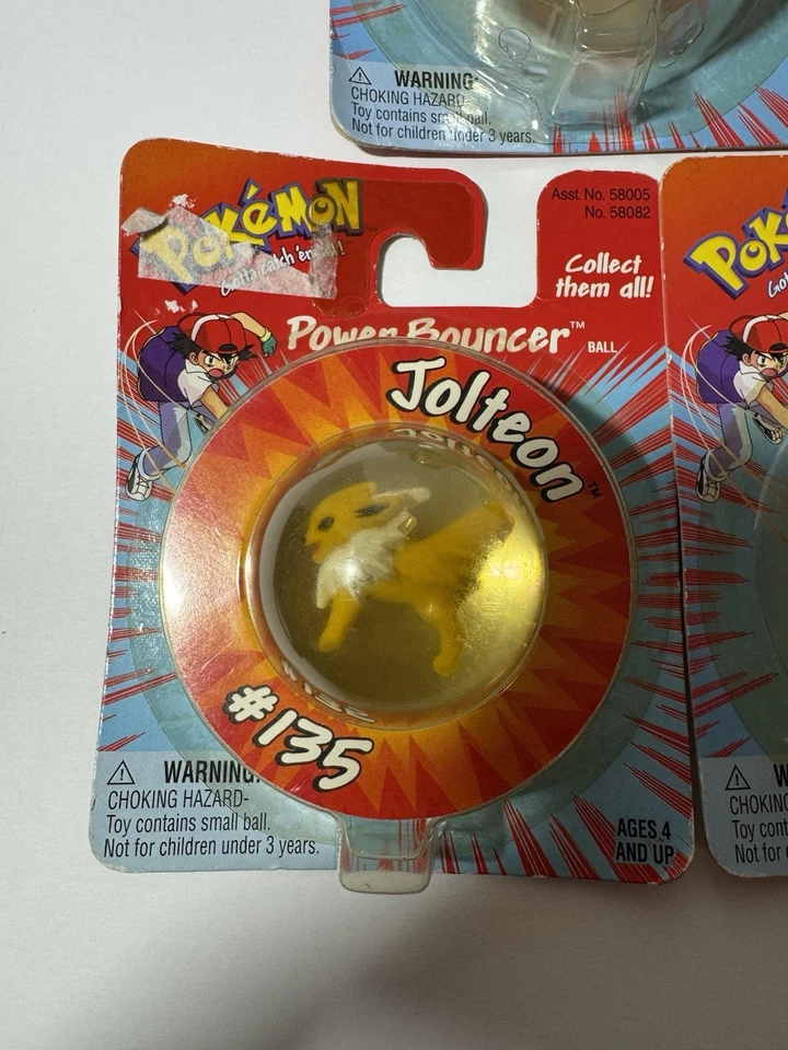 Lot Of 5 VTG Pokemon Power Bouncer Balls Nintendo 1999 - Mew/Mewtwo/Togepi/More - Image 4 of 4