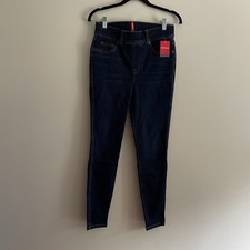 Spanx Women S Midnight Shade Stretch Tummy Control Pull On Ankle Skinny Jean NWT