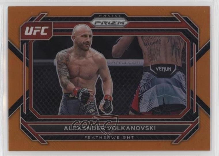 2023 Panini Prizm UFC Orange Prizm 8/99 Alexander Volkanovski #36 1wv